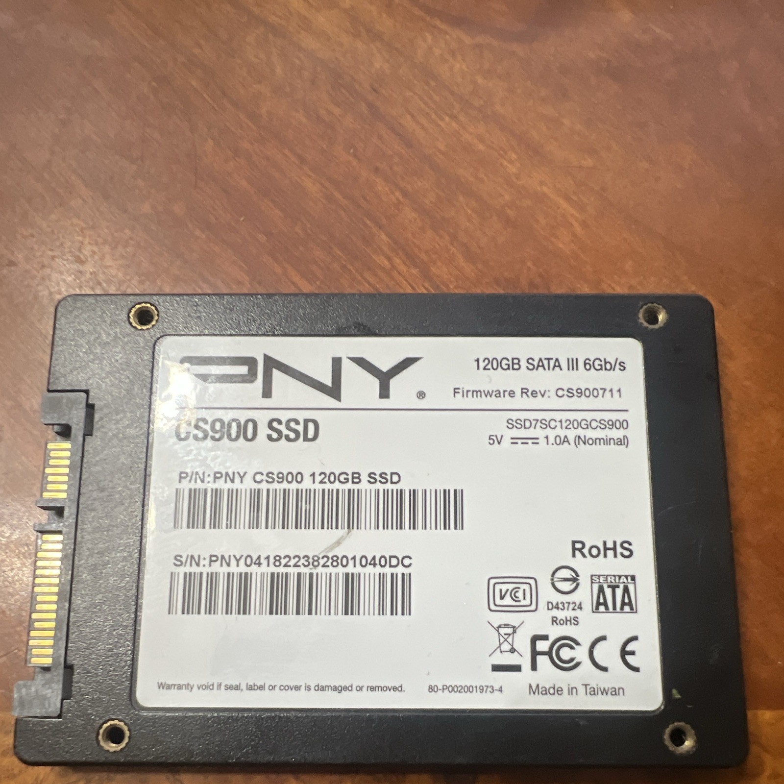 Ssd Internal PNY CS900 CS900 120GB 2.5