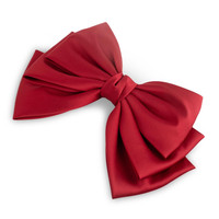 Schleife Haarspange Satin, GroßE Haarschleifen Clip Haarspangen Damen, Frauen Ha