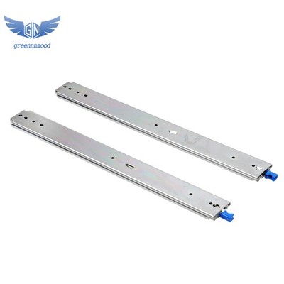 1 Pair Locking Drawer Slides 26 Inch Full Extension & Lock 500 lb Load Capacity