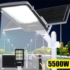 Commercial Solar Street Light Outdoor Dusk to Dawn Lamp Solar Power Flood Lights