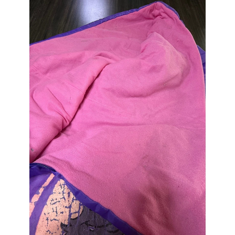 Saco de dormir vintage Sabrina la serie animada púrpura niños años 90 dibujos animados Foto 3 de 4