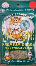 Cat's Meowee World's Strongest All Natural Premium Grade Catnip .352 oz 4 pack