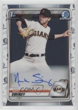 2020 Bowman Draft Chrome Draft Picks Auto Nick Swiney #CDA-NS Auto 02d2