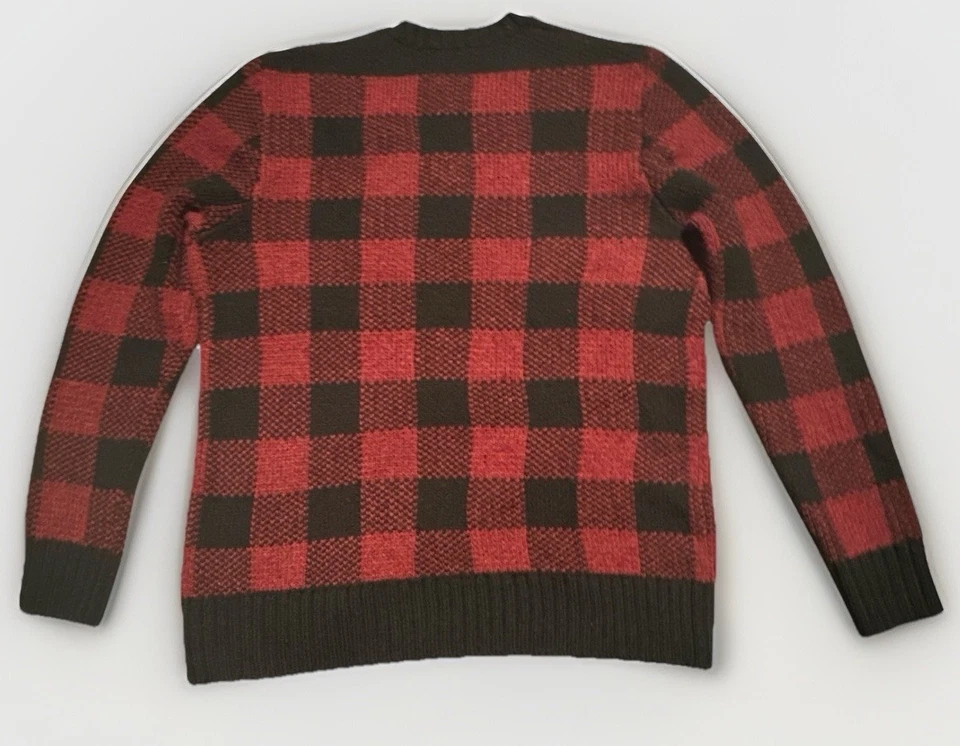 Smartwool Sweater Mens XL Buffalo Plaid Outdoor Lumberjack Cabin Winter Lodge - Image 3 of 4