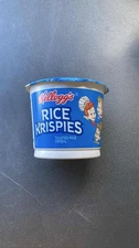 Kellogg's Rice Krispies Toasted Rice Cereal Cup Single Serving Snack