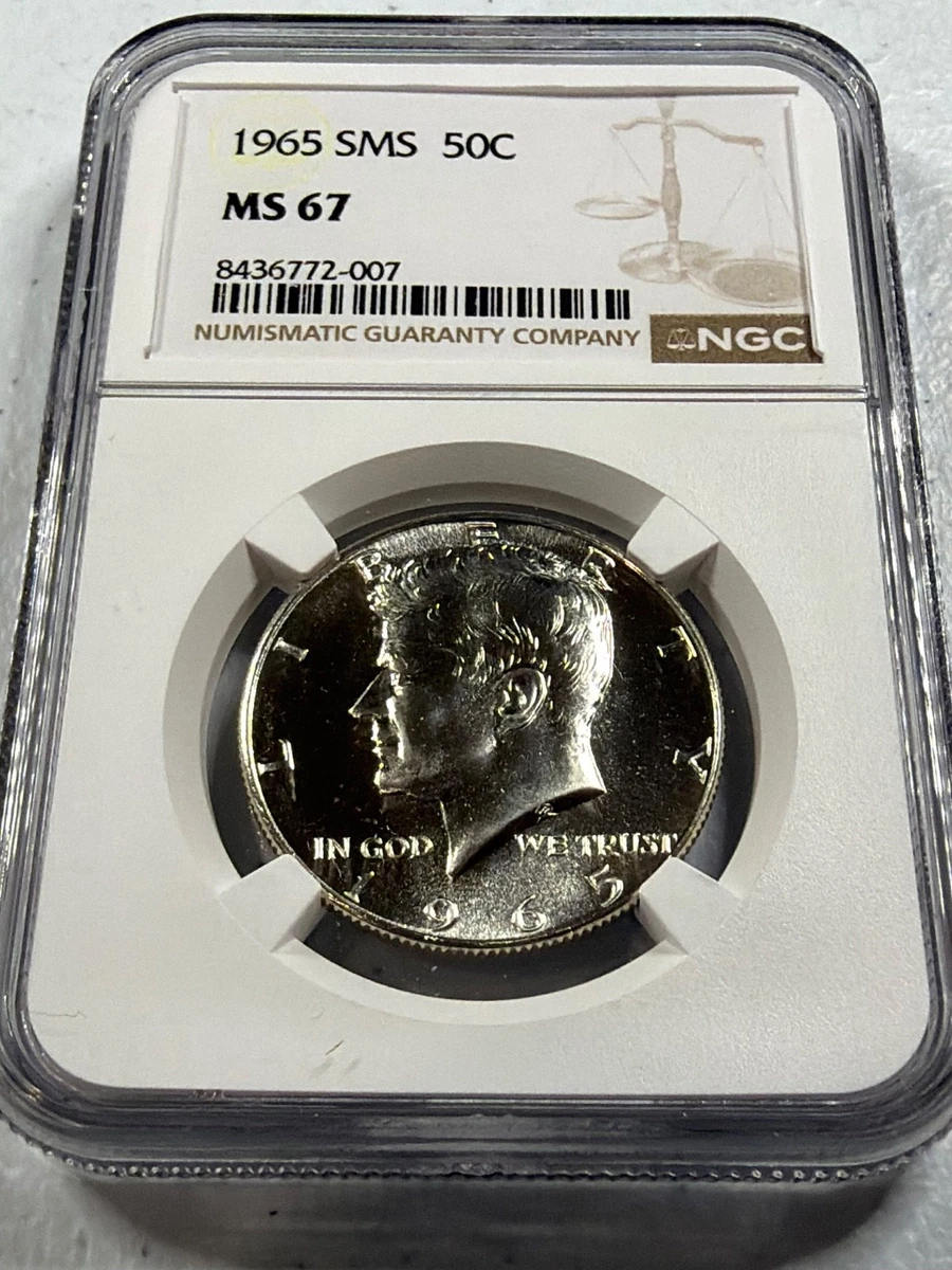MS 67 Graded 1965 Kennedy US Half Dollars (1964-Now) for sale | eBay