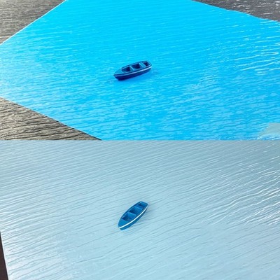 Langlebig Wassermusterpapier Wasserwelle 5 Stück Eisenbahnanlage Für Modell