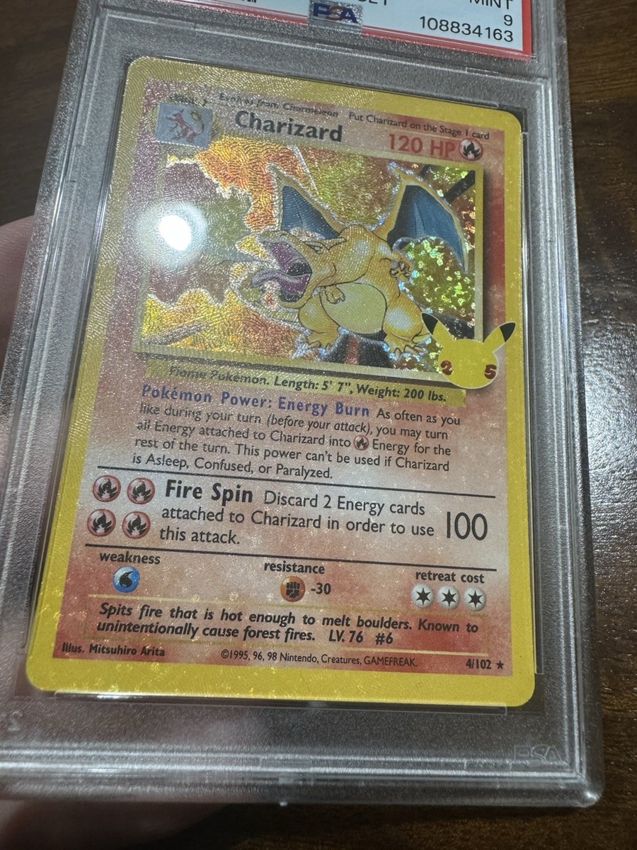 Charizard 4/102 Celebrations: Classic Collection Holo for