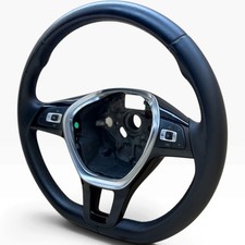 Volante Volkswagen Golf Vii 2012-2019 in Pelle Usato Originale 5g0419091 - Miniatura 3