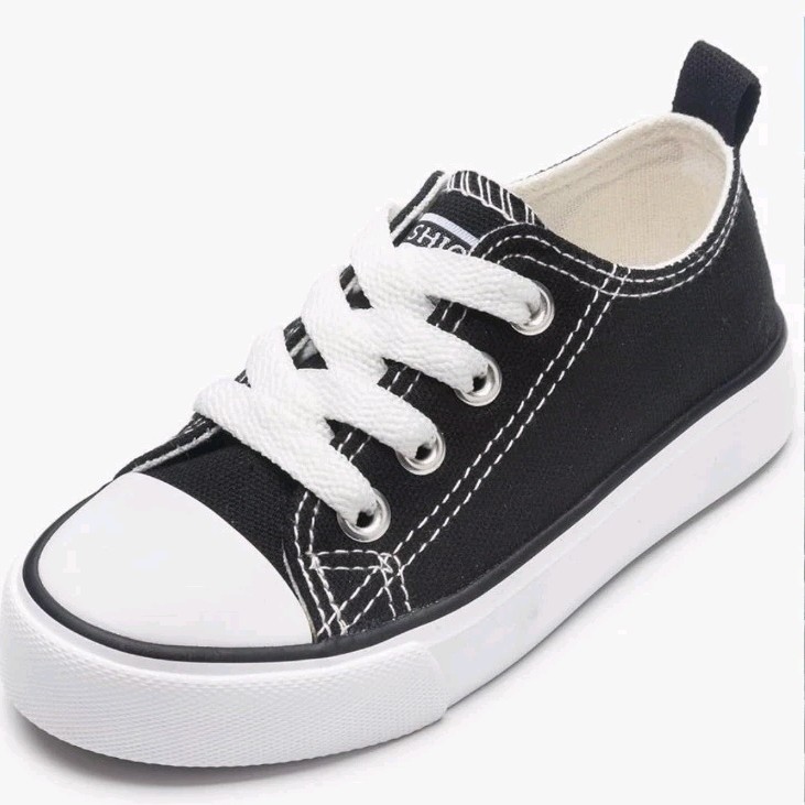 Toddler Canvas Shoes Casual Sneakers for Kids Boys /Girls Low Top Canvas Sz 4.5