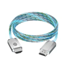 JOYJOM HDMI 4K Cable:-Touch Control 7 RGB Light UP HDMI2.0 Cable 18Gbps... 
