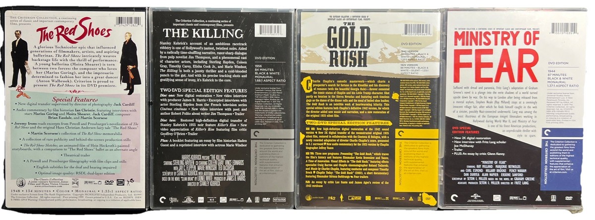 The Criterion Collection DVD Lot Of 4 | eBay