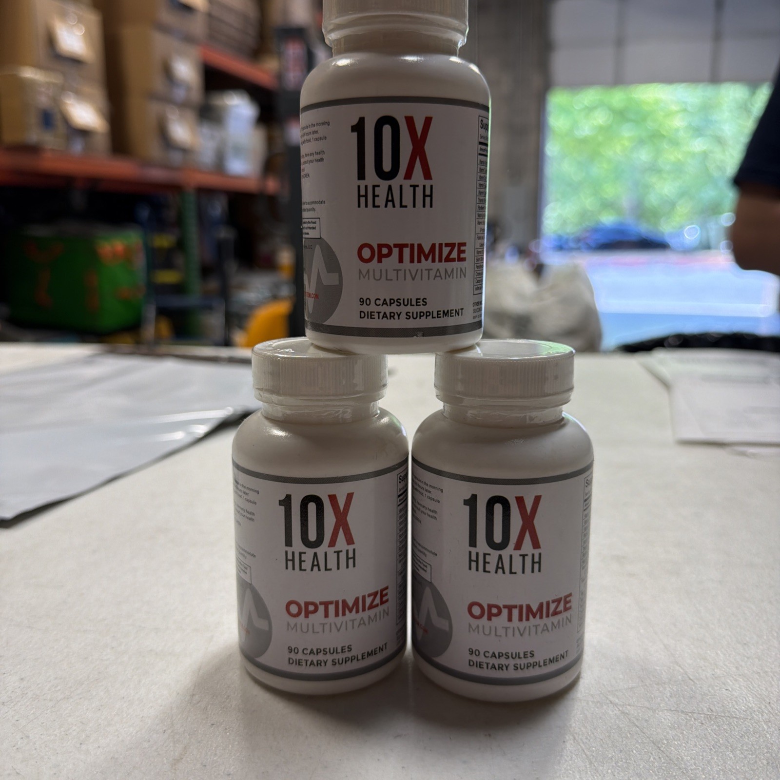 3 Pack- 10X Health Optimize Methylated Multivitamin 90 Capsules 34 in 1 Formula