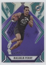 2020 Panini Phoenix Rookies Purple 129/149 Malcolm Perry #190 ni4