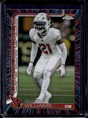 2025 Topps Chrome Garrett Williams Neon Pulse Refractor #6 Cardinals