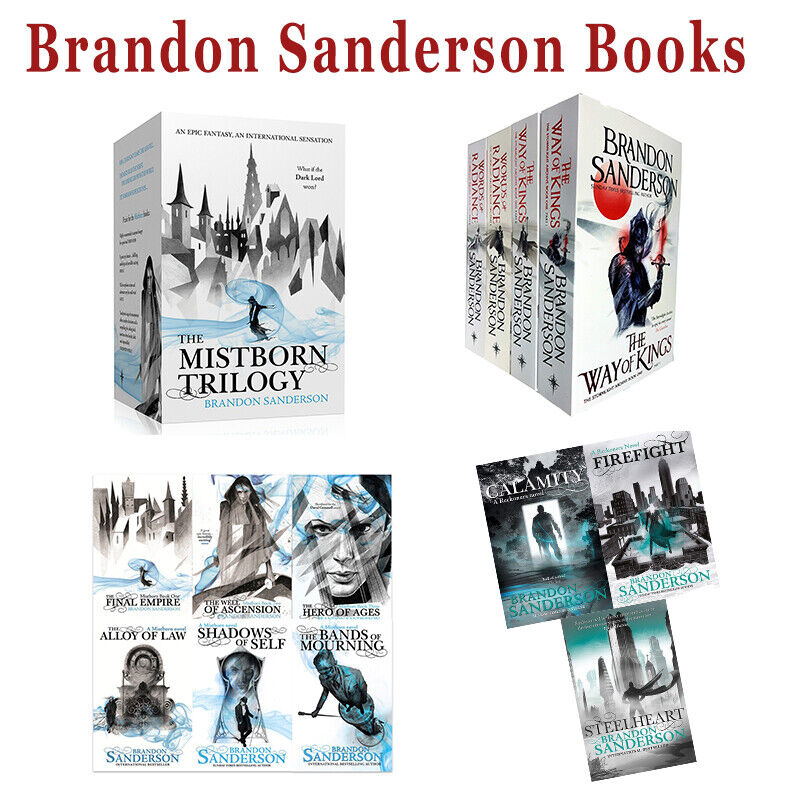 Brandon Sanderson Mistborn Trilogy Collection 3 Books Box set