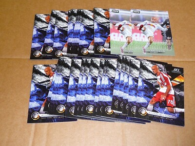AURELIEN COLLIN SOCCER LOT OF 32 TOPPS APEX STADIUM CLUB W1951