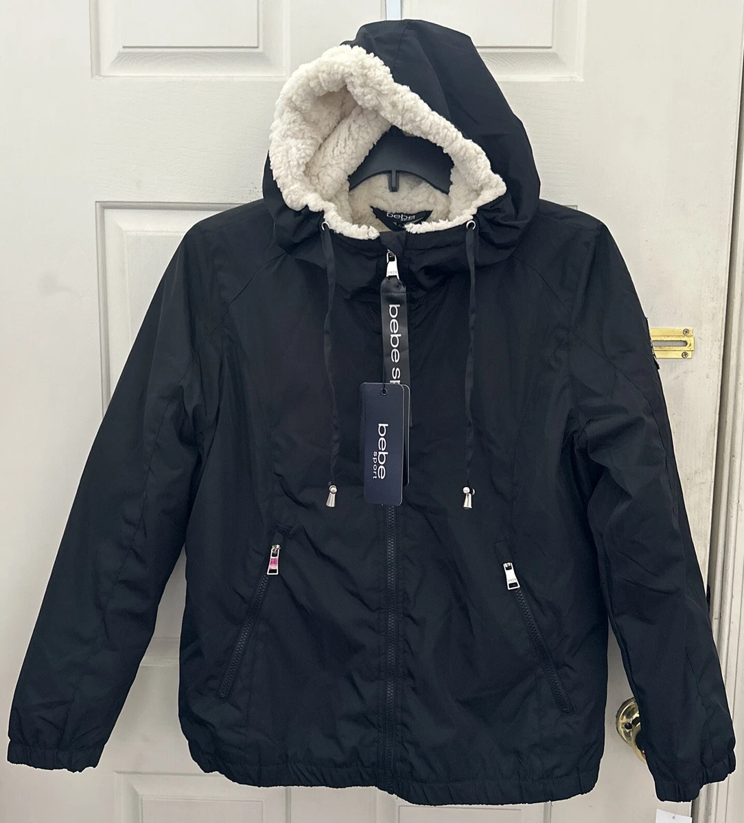Black top lined parka