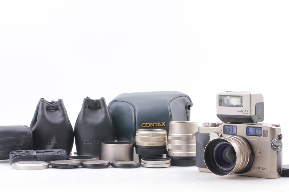 【希少品】CONTAX G2コンパクトフィルムカメラ TLA 200付き Contax G2 w/ 21mm, 28mm, 45mm, 90mm Lens + TLA200 Set. – SHOWA