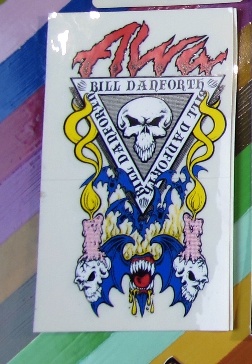 vtg 1980s Alva skateboards sticker - Rubalcaba, Hosoi vtg 1980s Alva skateboards sticker - Rubalcaba, Hosoi