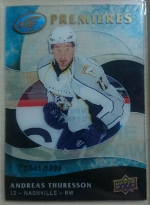 Andreas Thuresson Ice Premieres /1999 Nashville Predators - UD Ice 2009-10 NHL - Bild 1 von 2