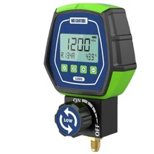 5.9" Refrigeration Digital Manifold Gauge HVAC Leak Meter Pressure Vacuum Test