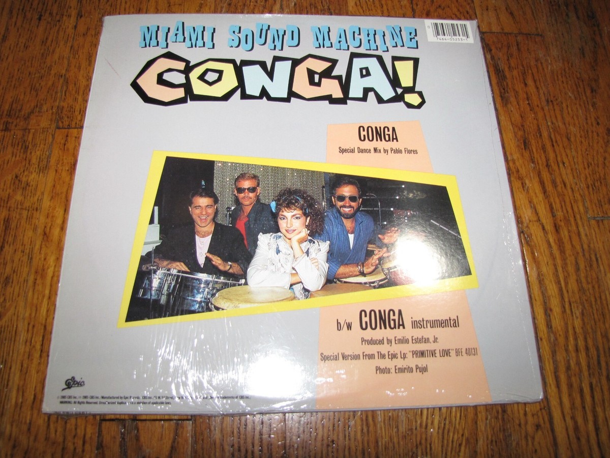 MIAMI SOUND MACHINE - CONGA! (DANCE MIX) - EPIC RECORDS 12