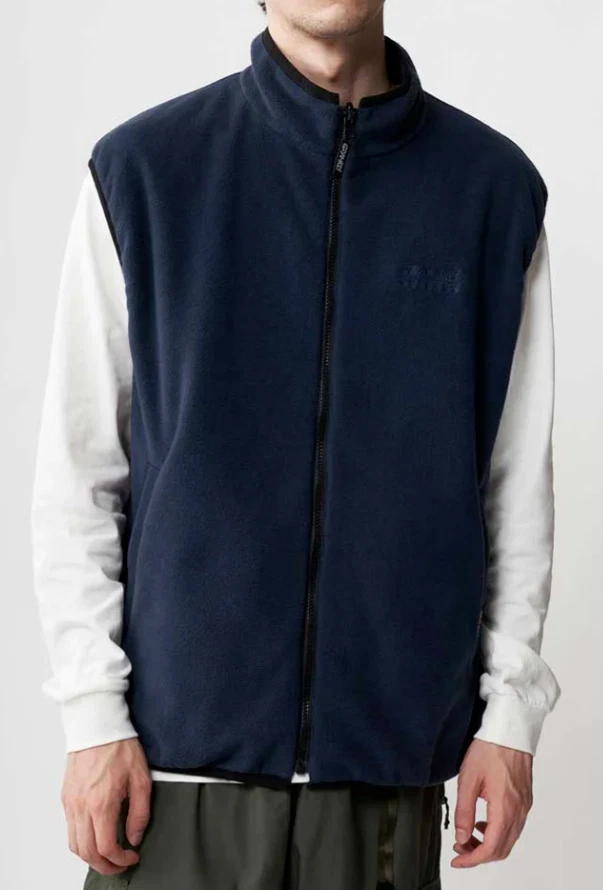 NWT Gramicci Reversible Vest Navy & Green Ripstop Material