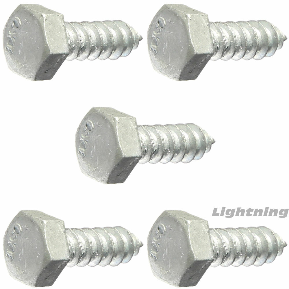 Hot-Dipped Galvanized A307 Alloy Steel 1/4 x 3-1/2 Lag Bolt Screws 500 Pack