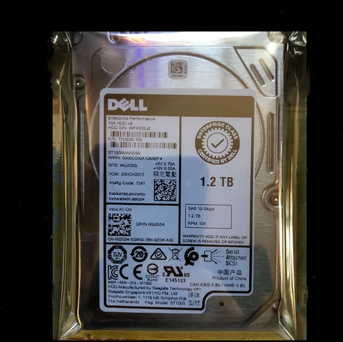ST1200MM0099 For DELL G2G54 1.2TB 12Gb/s 2.5" 10K Enterprise Hard Drive - Picture 1 of 2