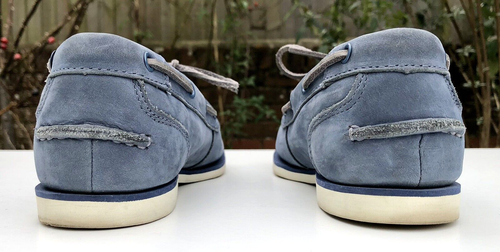 Timberland Clásico Amherst Zapatos de Barco de 2 Ojos, AZUL Nubuck 39.5 | Reino Unido 6.5 | EE. UU. 8.5W - Imagen 10 de 24