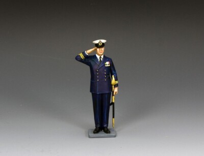KING & COUNTRY CEREMONIAL CE112 BRITISH ROYAL NAVY LIEUTENANT SALUTING