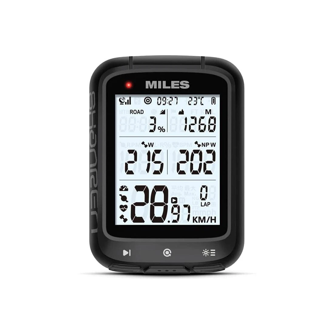 Bike computer online with power meter