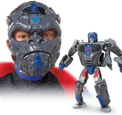 TRANSFORMERS Toys Rise of the Beasts Film Optimus Primal 2-in-1 Converting Mask 