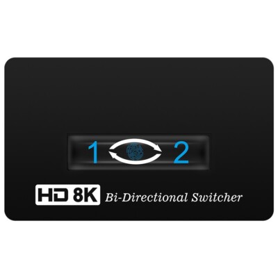 Bi-Directional Hub 8K/4K HDMI 2.0 HDTV Switcher Splitter  2 in 1 out &1 in 2 out