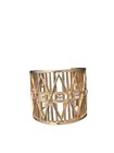 Vintage Hard To Find Rare 80’s Givenchy Gold Cuff W/Rhinestones Bracelet 7”