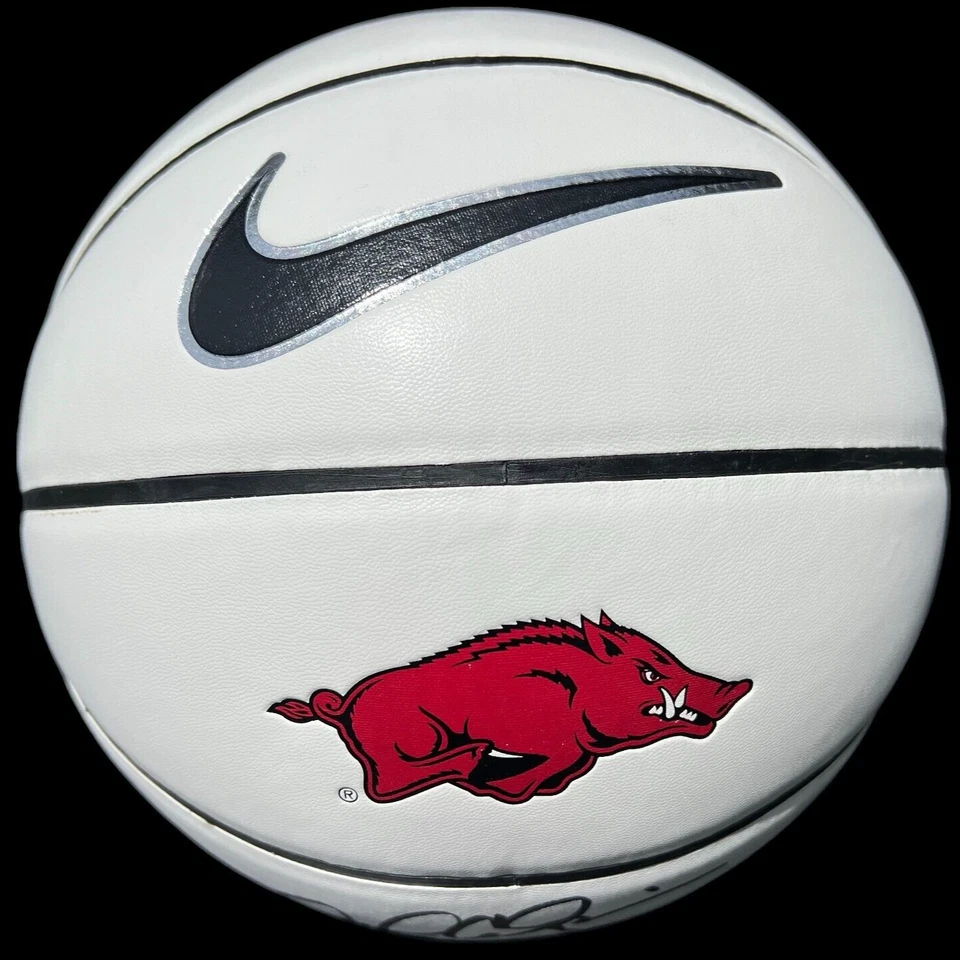 JOHN CALIPARI SIGNED ARKANSAS RAZORBACKS NIKE LOGO BASKETBALL JSA COA - Image 2 of 4