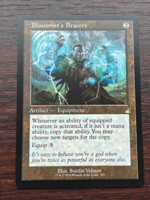 1x RETRO ILLUSIONIST'S BRACERS - Ravnica - MTG - Magic the Gathering