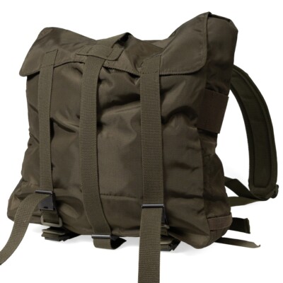 Original Austrian Army Pilot Bag with Straps-Olive Drab-Genuine