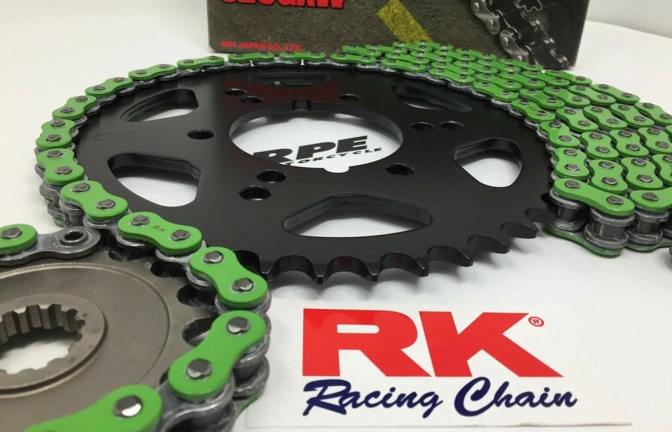 Kit de corrente e rodas dentadas Red Ducati Monster 600 M600 1994 RK MAX-X 520 X-Ring   - Imagem 4 de 4