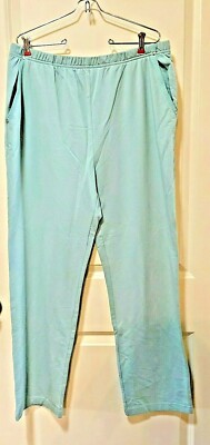 DRAPER S & DAMON S LIFESTYLE NWT Women s Aqua Sweatpants MSRP $50 - Size XL