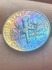 2016 D Roosevelt Dime Actual Coin One-of-a-kind Radiant Rainbow Tone! TK5712*