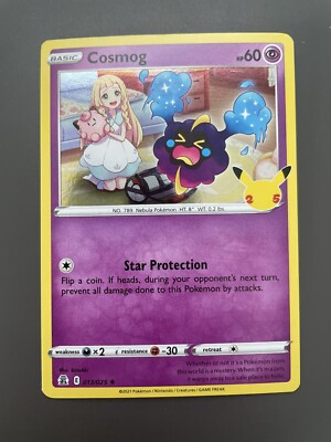is cosmog a rare pokemon card {014/028}Cosmog (Miror) Psychic / 60 / Basic Pokemon Booster Cosmog 13/25 Rare
