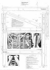 Hammered Dulcimer  STAND Plans  actual size - Full scale  detailed