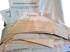 Lotto 3 Vecchi Giornali Seconda guerra mondiale Risorgimento Liberale 1944/1945