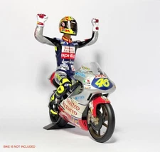 1/12 Scale Motogp Rider Figurine Valentino Rossi celebration 1997