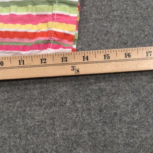 Gymboree Girl 7 Pants Multicolored Striped Capris Seersucker 100% Cotton Preppy - Picture 8 of 8