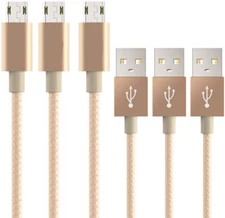 3/6/10Ft Micro USB Fast Charger Data Sync Cable Cord For Samsung HTC Android LG 