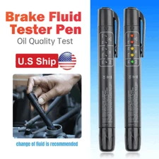Brake Fluid Tester Pen 5 LED Mini Indicator for Car Automotive Repairs Testing