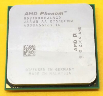       CPU Processor AMD Phenom X4 9100e HD9100OBJ4BGD 1.8GHz